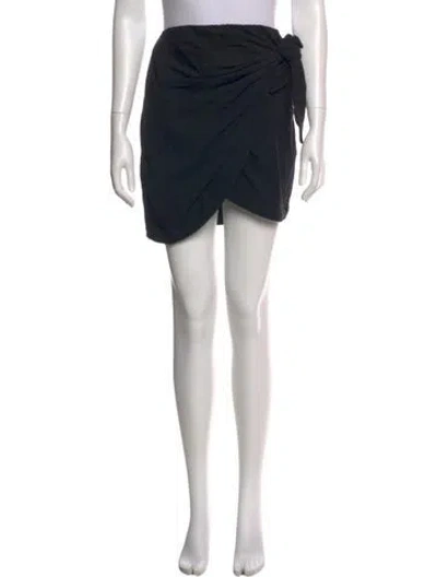 Pre-owned Sézane Mini Skirt In Black