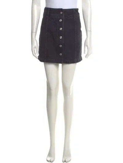 Pre-owned Sézane Mini Skirt In Black