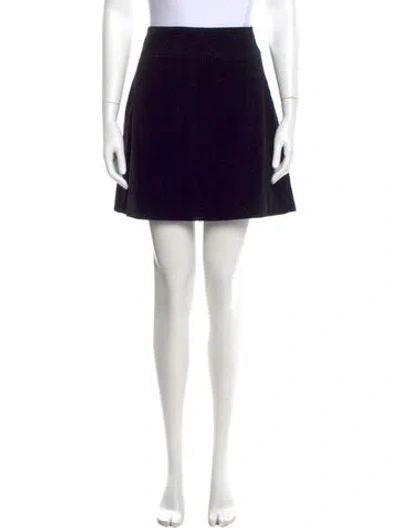 Pre-owned Sézane Mini Skirt In Black