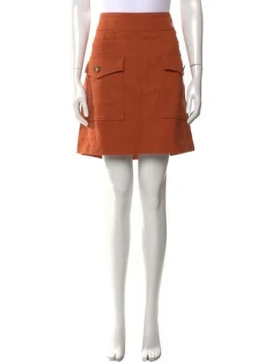 Pre-owned Sézane Mini Skirt In Brown