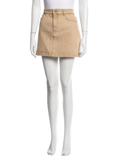 Pre-owned Sézane Mini Skirt In Brown