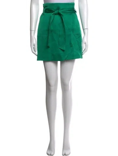 Pre-owned Sézane Mini Skirt In Green