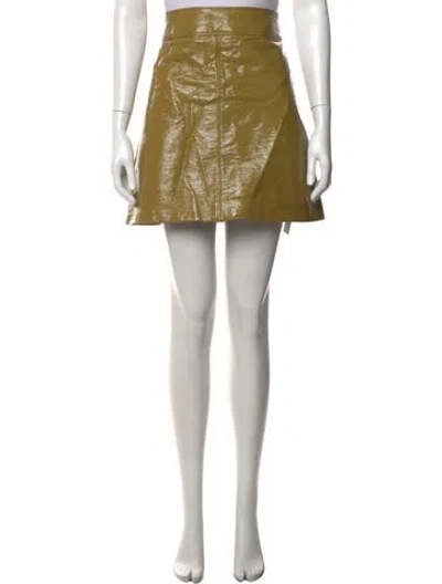 Pre-owned Sézane Mini Skirt In Green