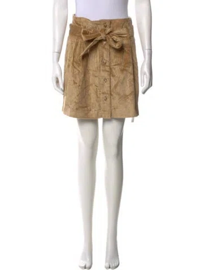 Pre-owned Sézane Mini Skirt In Neutral