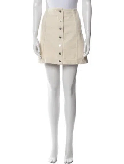 Pre-owned Sézane Mini Skirt In Neutral