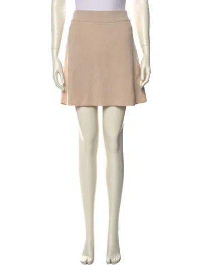 Pre-owned Sézane Mini Skirt In Neutral