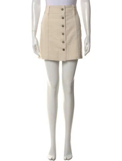 Pre-owned Sézane Mini Skirt In Neutral