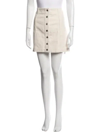 Pre-owned Sézane Mini Skirt W/ Tags In Neutrals
