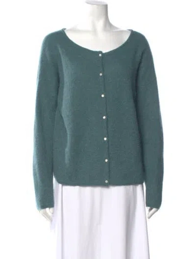 Pre-owned Sézane Mohair Scoop Neck Sweater In Multi