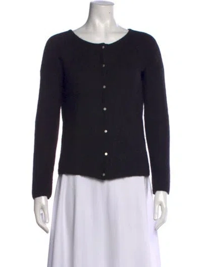 Pre-owned Sézane Open Front Sweater In Black