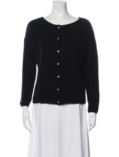 Pre-owned Sézane Open Front Sweater In Black