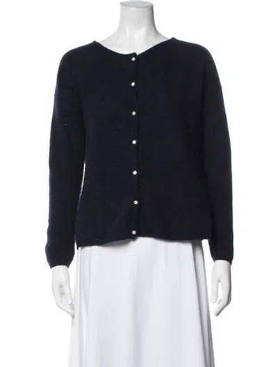 Pre-owned Sézane Open Front Sweater In Black