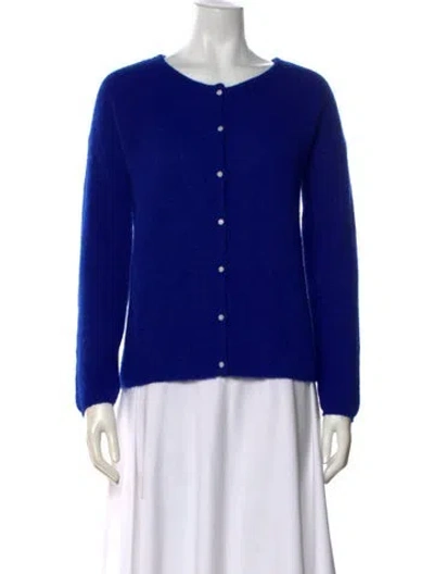 Pre-owned Sézane Open Front Sweater In Blue