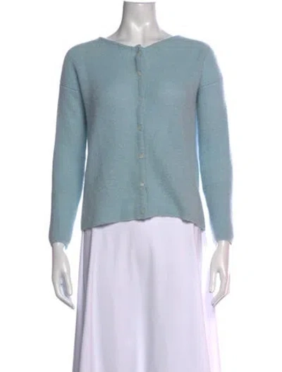 Pre-owned Sézane Open Front Sweater In Blue
