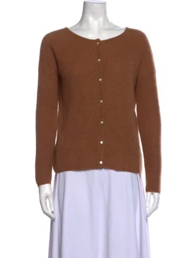 Pre-owned Sézane Open Front Sweater In Neutral