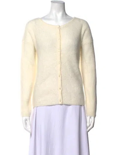 Pre-owned Sézane Open Front Sweater In Neutrals