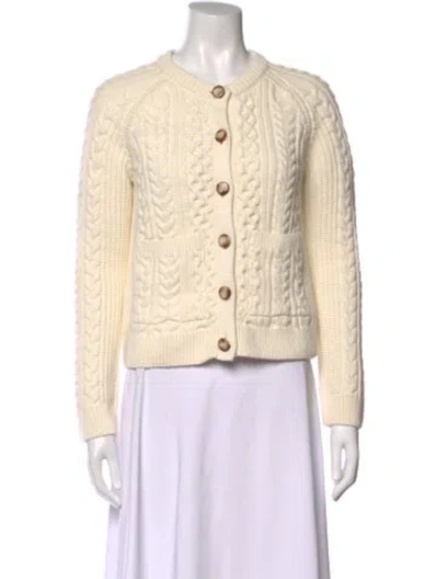 Pre-owned Sézane Open Front Sweater W/ Tags In Neutral