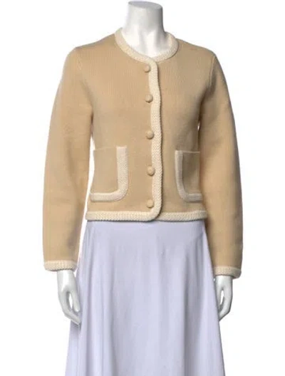 Pre-owned Sézane Open Front Sweater W/ Tags In Neutrals