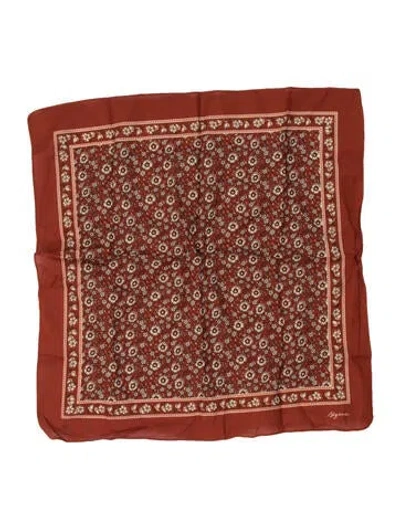 Pre-owned Sézane Paisley Print Scarf In Orange