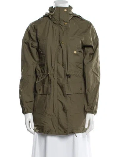 Pre-owned Sézane Parka In Green