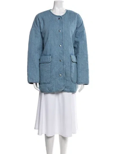 Pre-owned Sézane Parka W/ Tags In Blue