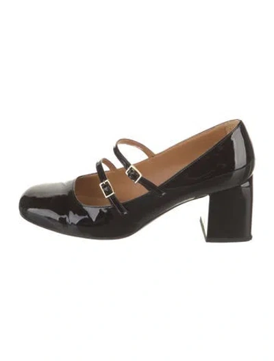 Pre-owned Sézane Patent Leather Pumps In Black