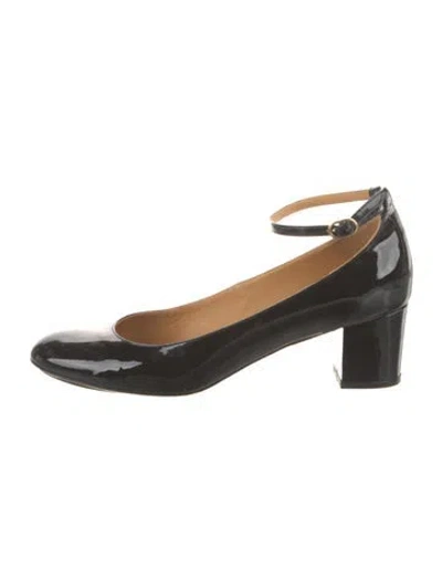 Pre-owned Sézane Patent Leather Pumps In Black