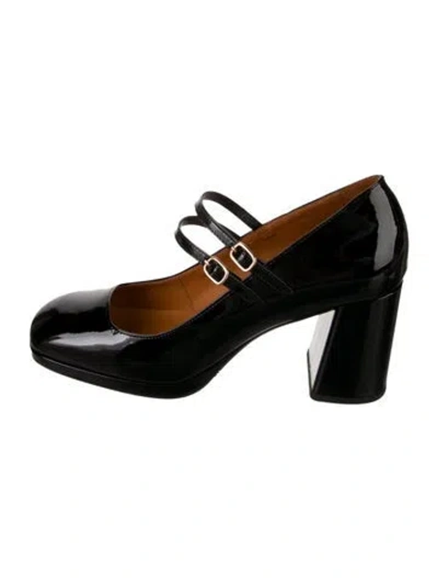 Pre-owned Sézane Patent Leather Pumps In Black