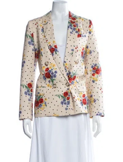 Pre-owned Sézane Patterned Blazer In Neutrals