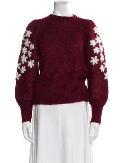 Pre-owned Sézane Patterned Crew Neck Sweater In Multi