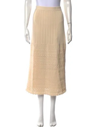 Pre-owned Sézane Patterned Long Skirt In Neutrals