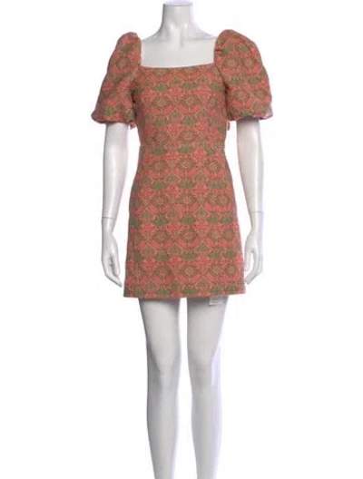 Pre-owned Sézane Patterned Mini Dress In Multi