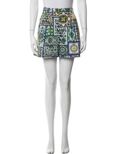 Pre-owned Sézane Patterned Shorts In Multicolor