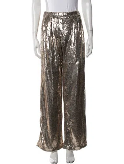 Pre-owned Sézane Patterned Wide Leg Pants W/ Tags In Neutrals