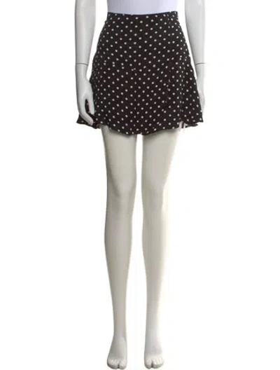 Pre-owned Sézane Polka Dot Print Mini Shorts