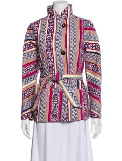 Pre-owned Sézane Printed Blazer In Multi