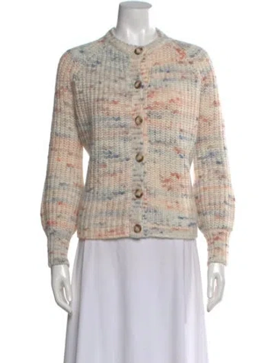 Pre-owned Sézane Printed Crew Neck Sweater In Neutral