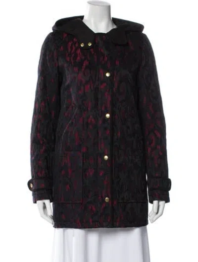 Pre-owned Sézane Printed Evening Jacket In Black