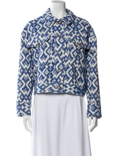 Pre-owned Sézane Printed Jacket In Multi