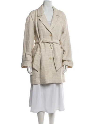 Pre-owned Sézane Printed Jacket In Neutrals