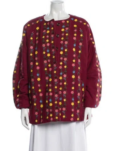 Pre-owned Sézane Printed Jacket W/ Tags In Multi