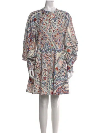 Pre-owned Sézane Printed Knee-length Dress In Multi