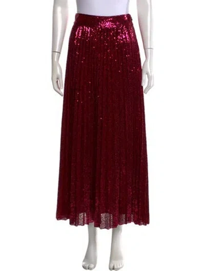 Pre-owned Sézane Printed Long Skirt W/ Tags In Pink