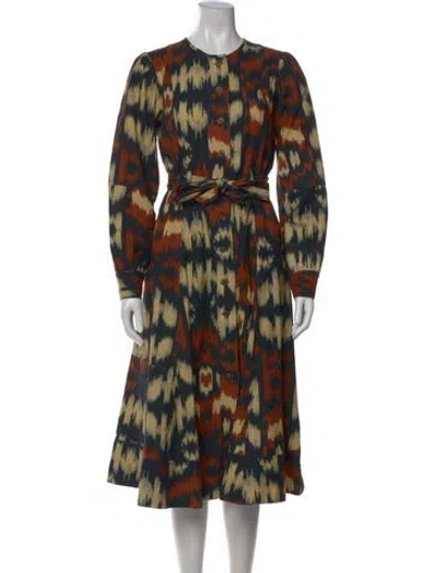 Pre-owned Sézane Printed Midi Length Dress