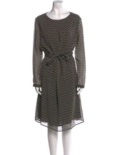 Pre-owned Sézane Printed Midi Length Dress In Multi