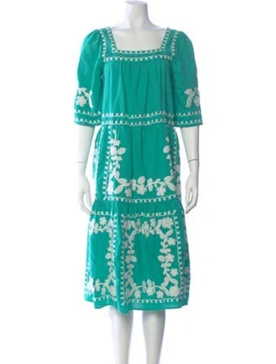 Pre-owned Sézane Printed Midi Length Dress In Multi