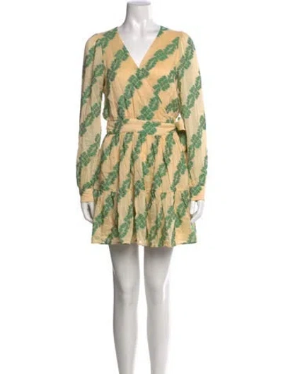 Pre-owned Sézane Printed Mini Dress In Multi