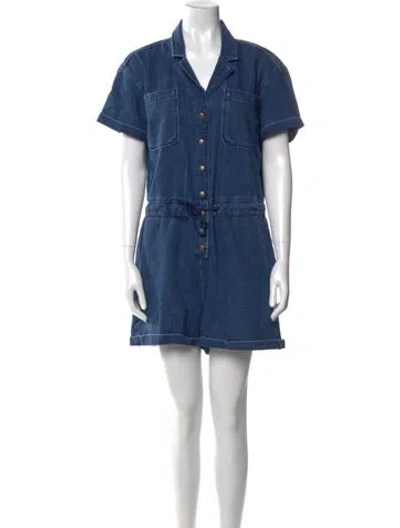 Pre-owned Sézane Romper W/ Tags In Blue