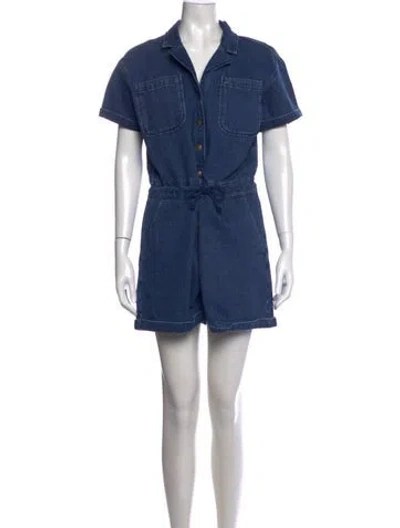Pre-owned Sézane Romper W/ Tags In Blue