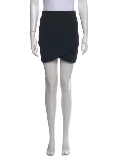 Pre-owned Sézane Ruffle Embellishment Mini Skirt W/ Tags In Gray